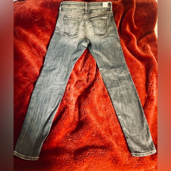 Hudson, Brooklyn Moto skinny jeans, size 28 - Picture 4 of 5